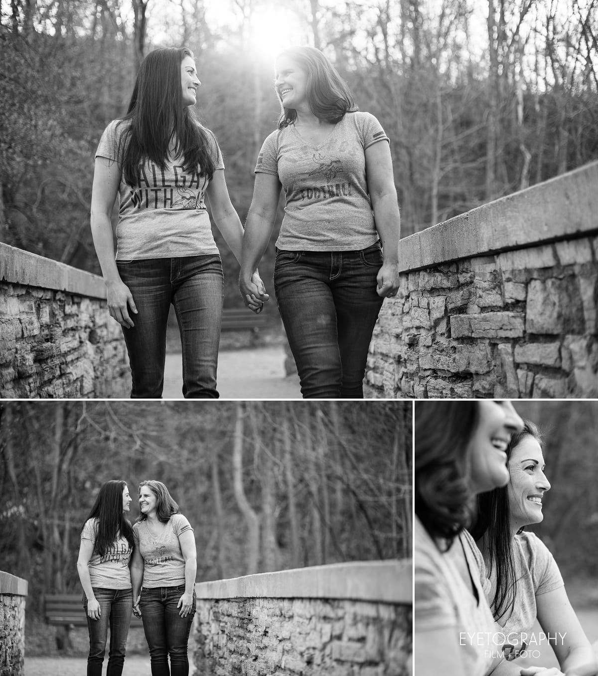 Gina and Beth 2 - Minnehaha Falls Engagement Photography