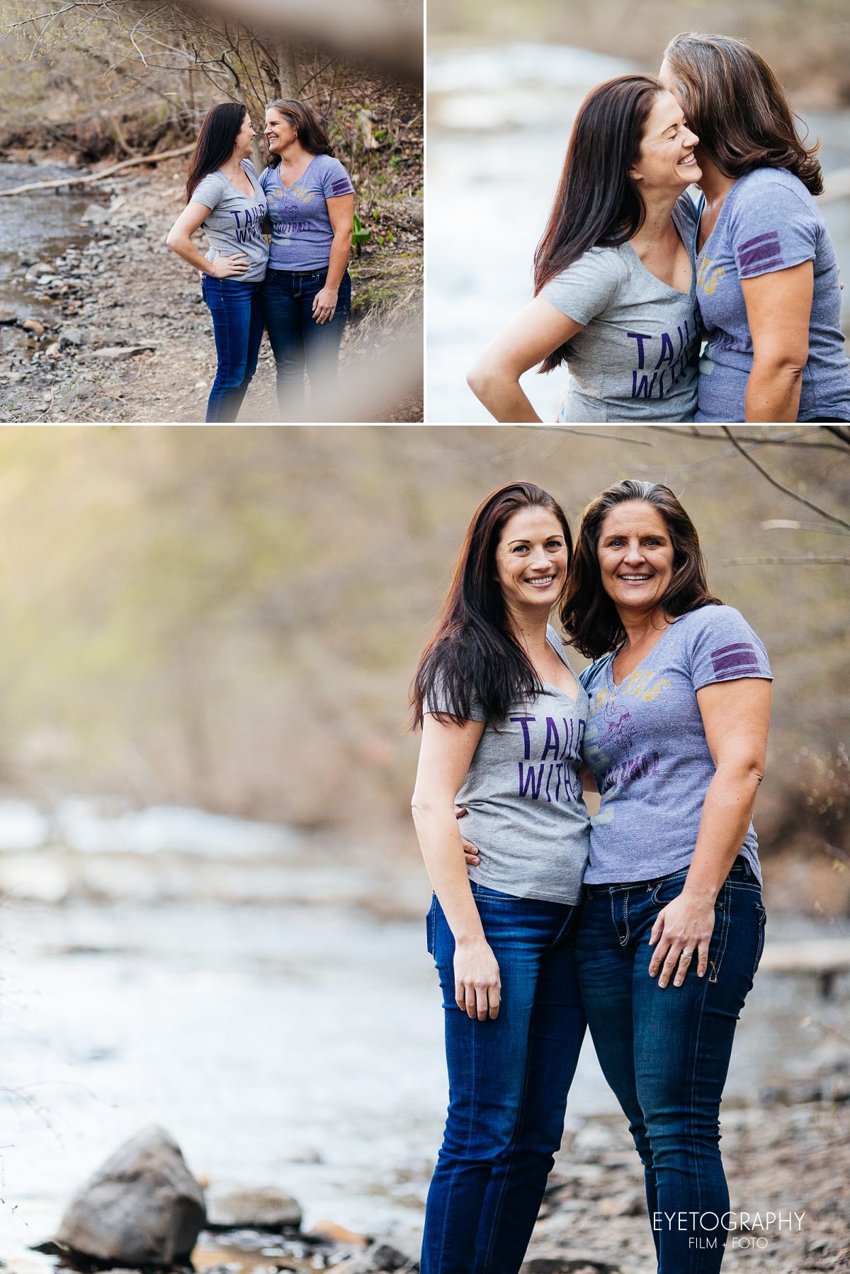 Gina and Beth 3 - Minnehaha Falls Engagement Photography