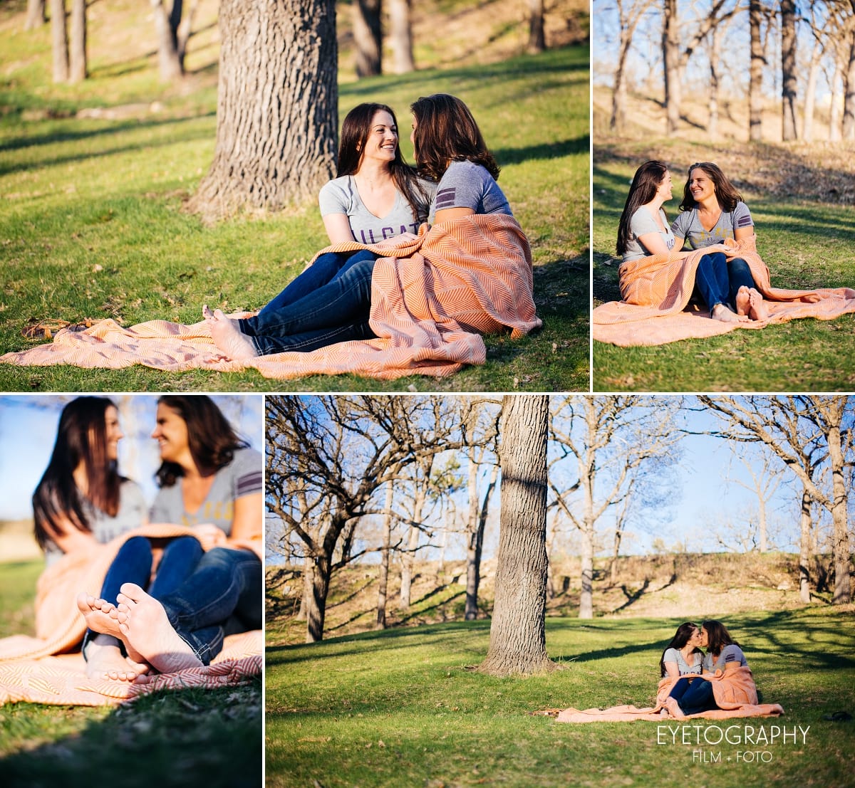 Gina and Beth 4 - Minnehaha Falls Engagement Photography