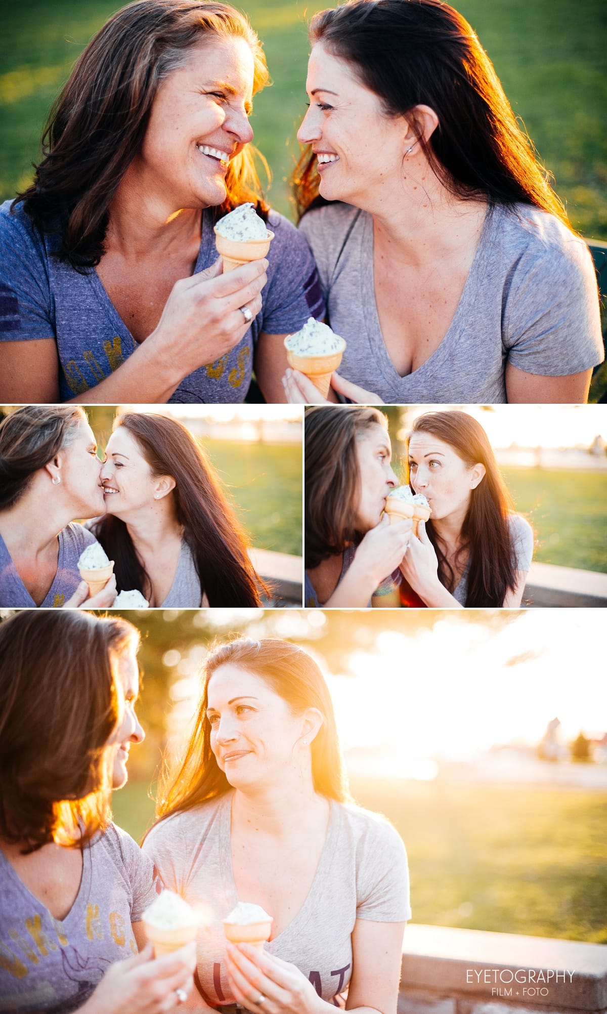 Gina and Beth 9 - Minnehaha Falls Engagement Photography