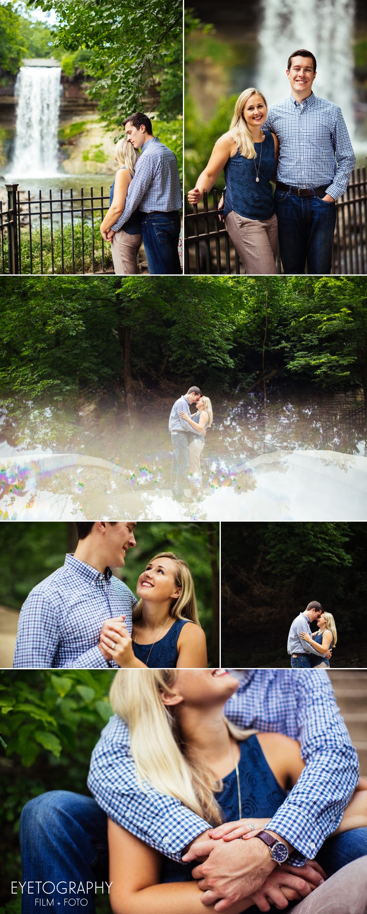 Minnehaha Falls Park Engagement Photography | Eyetography Film + Foto | Anna and Garrett 4