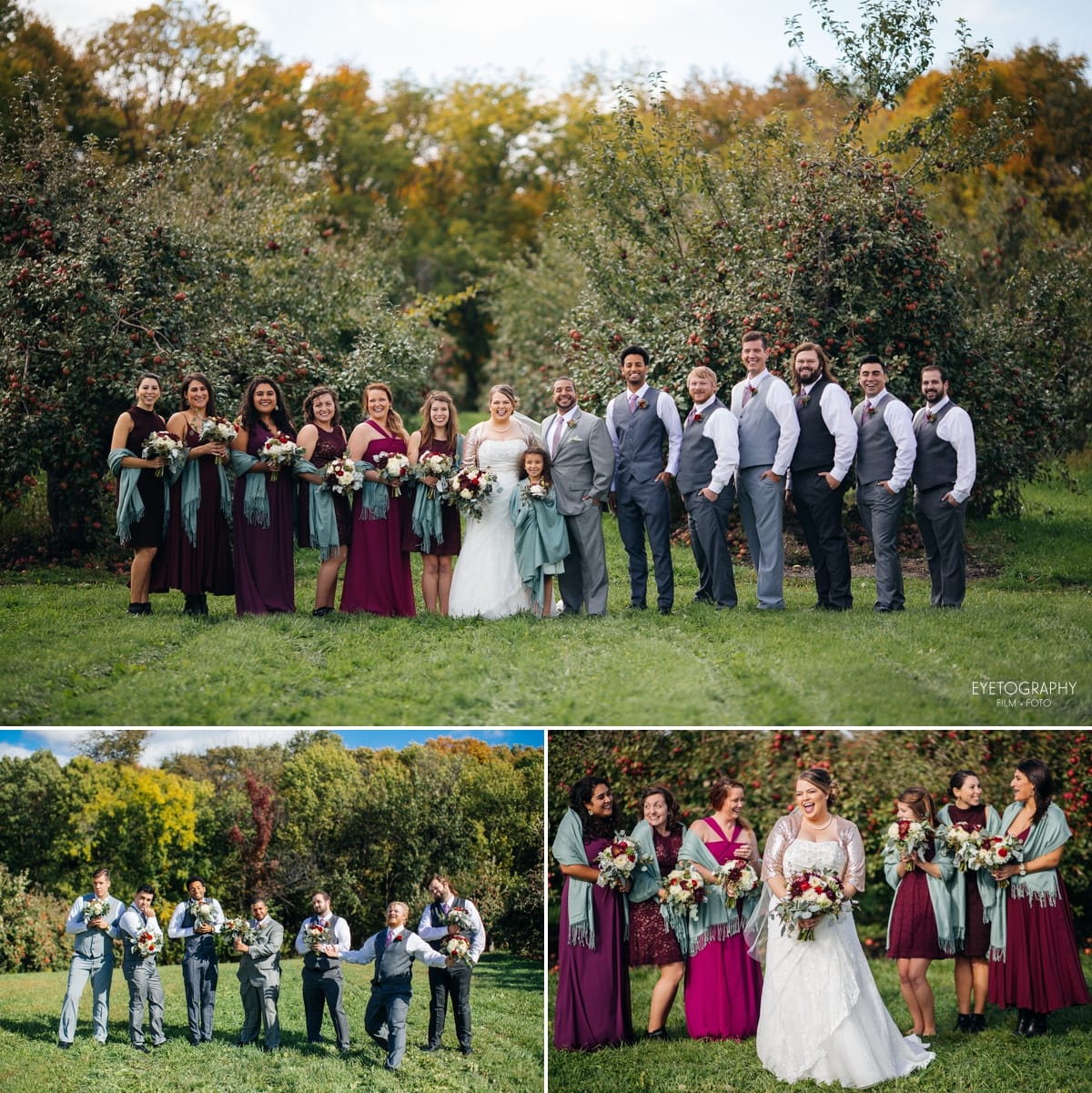 Minnesota Apple Orchard Wedding | Emily + Nate | Eyetography Film + Foto 12