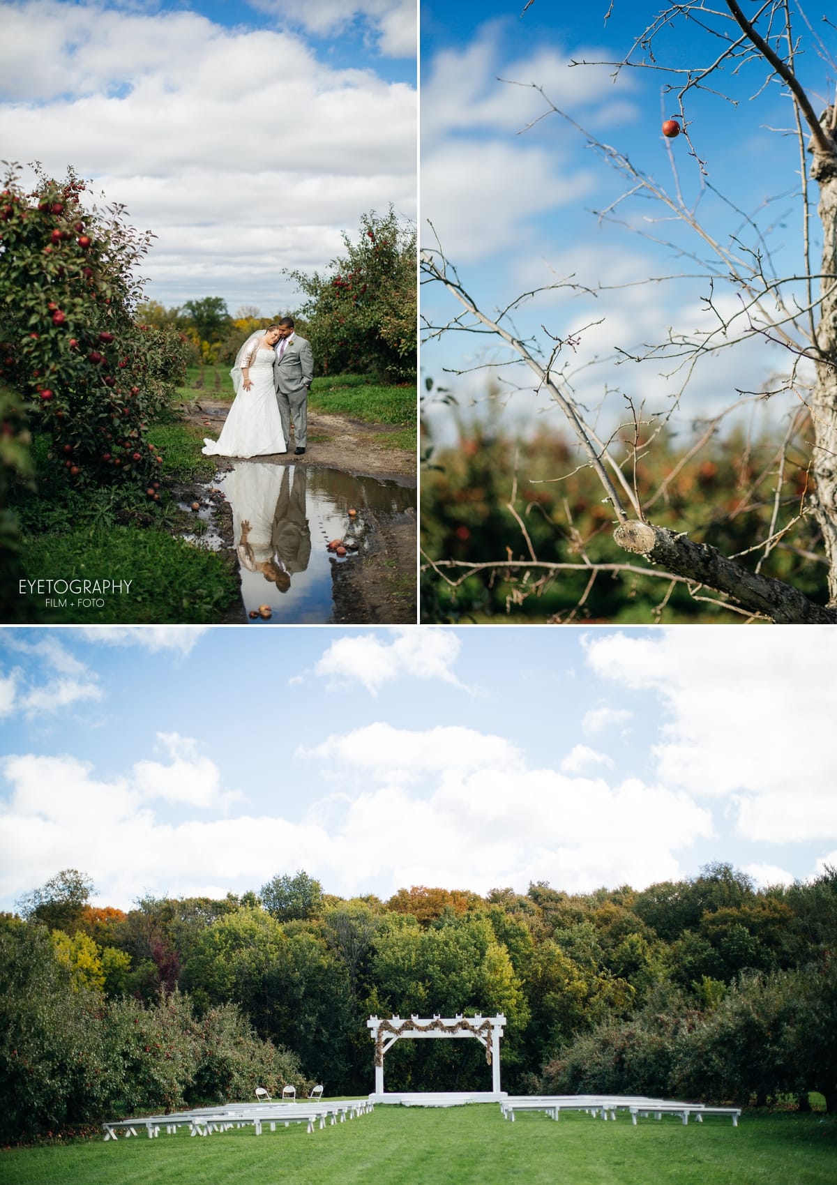 Minnesota Apple Orchard Wedding | Emily + Nate | Eyetography Film + Foto 13