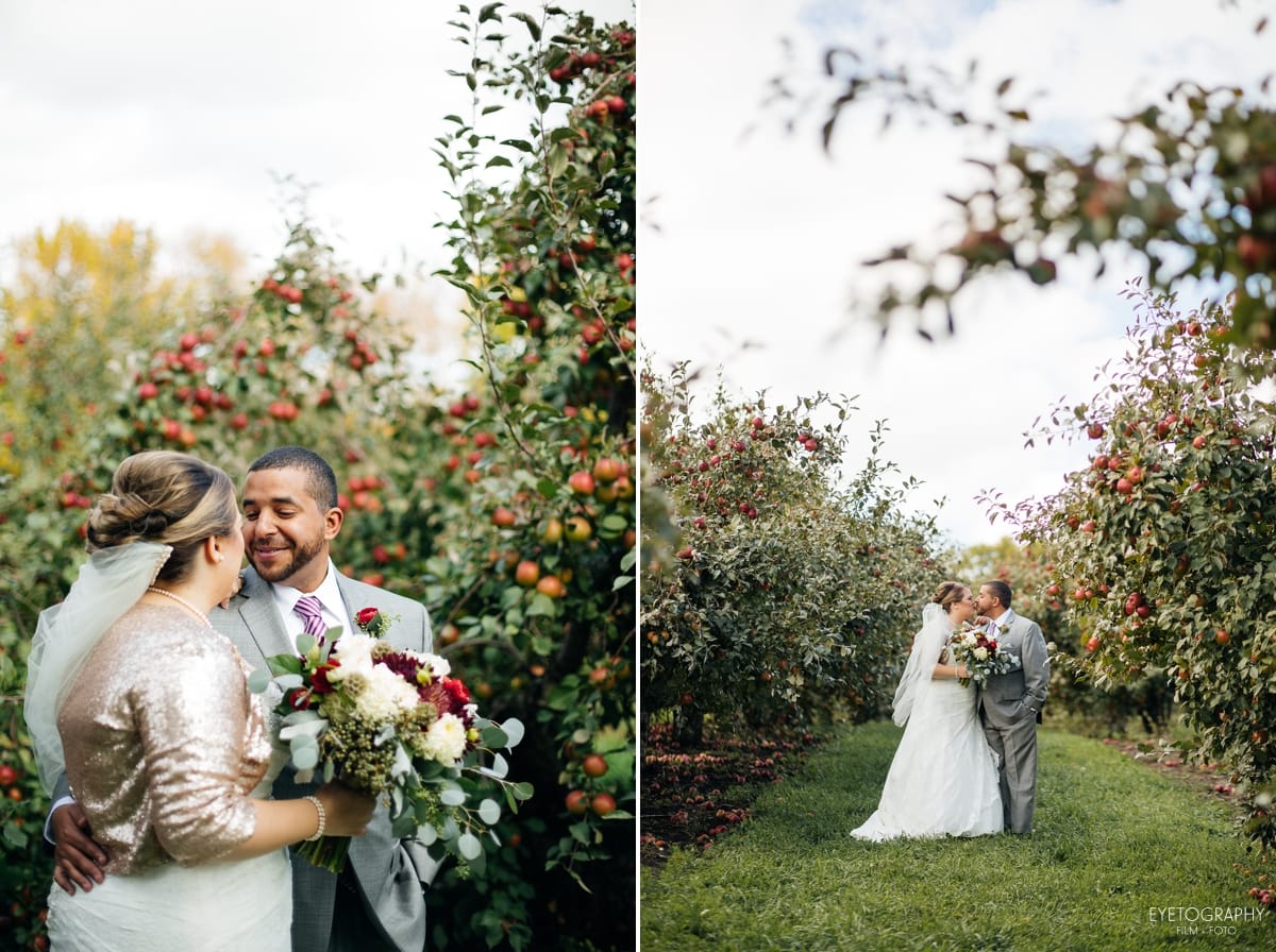 Minnesota Apple Orchard Wedding | Emily + Nate | Eyetography Film + Foto 8