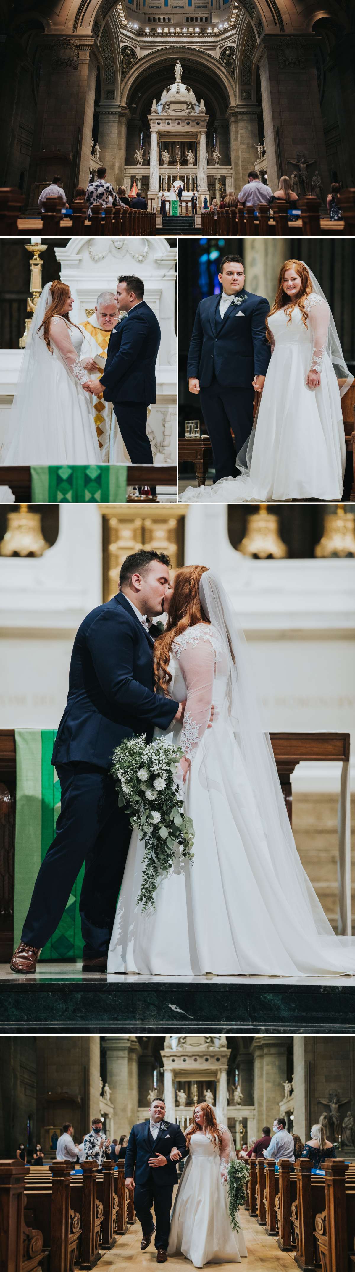 Wedding Ceremony at Basilica of St. Mary